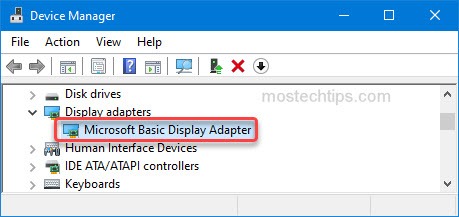 download microsoft basic display adapter for windows 7
